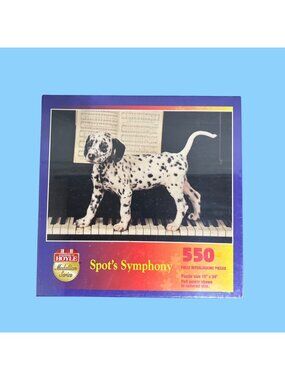 Vintage 1995 Hoyle Medallion Series Spot’s Symphony 550‑Piece Puzzle Model 4502
